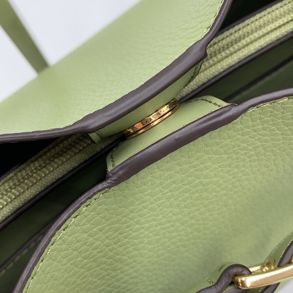 MICHAEL KORS EMILIA LARGE EAST WEST TOTE LIGHT SAGE COLOR - Picture 10 of 16